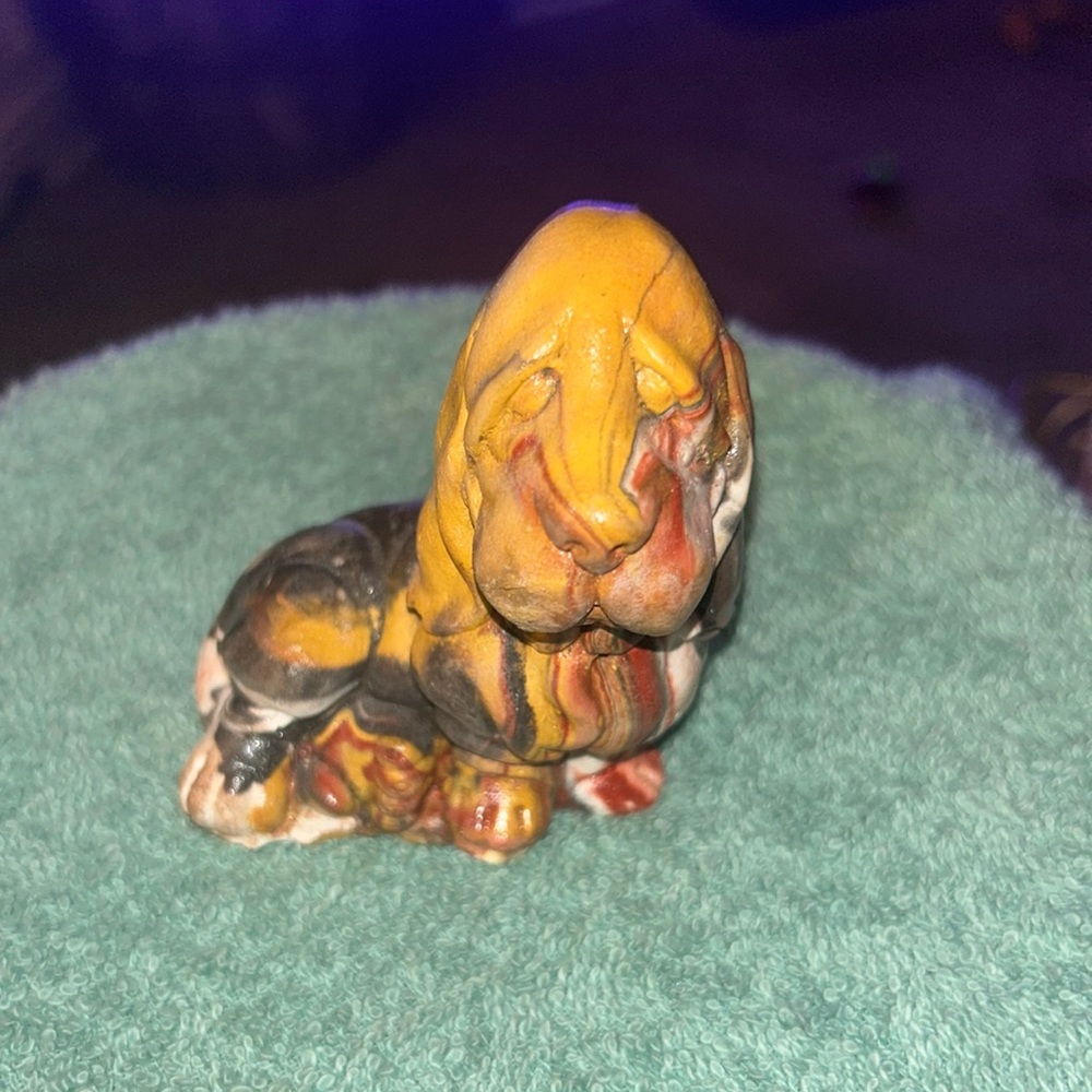 Handcrafted Clay Pottery Dog Figurine From Walking Bear